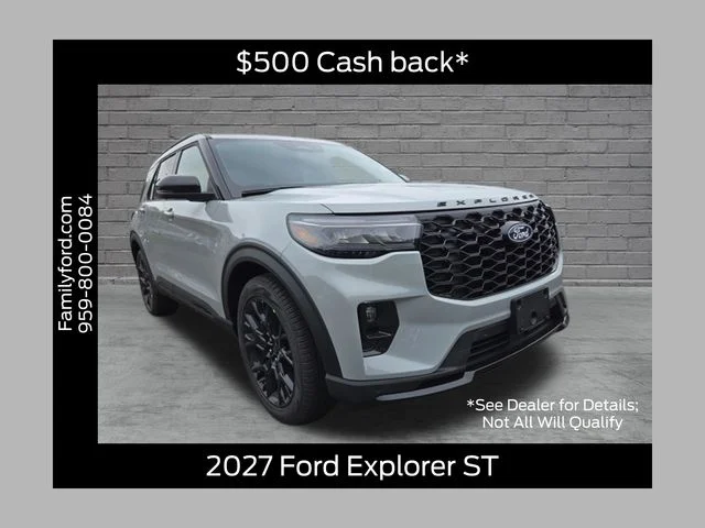 New 2027 Avalanche Gray Ford ST image 1