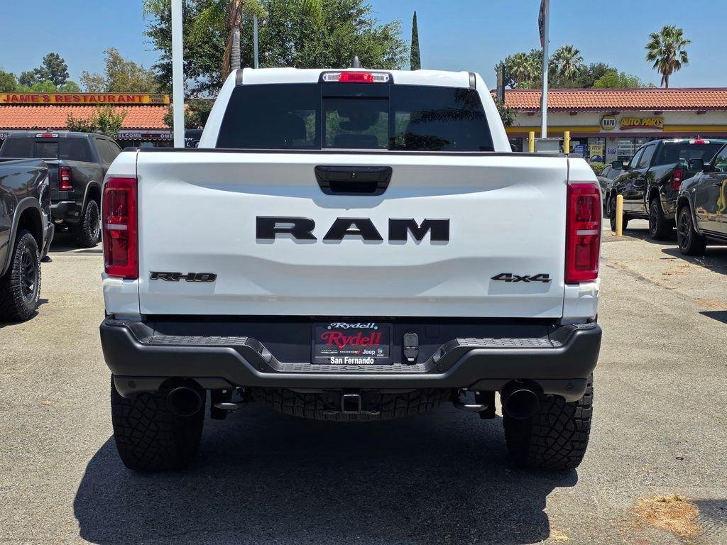 New 2026 Bright White Clear-Coat Exterior Paint RAM RHO Crew Cab 4x4 57