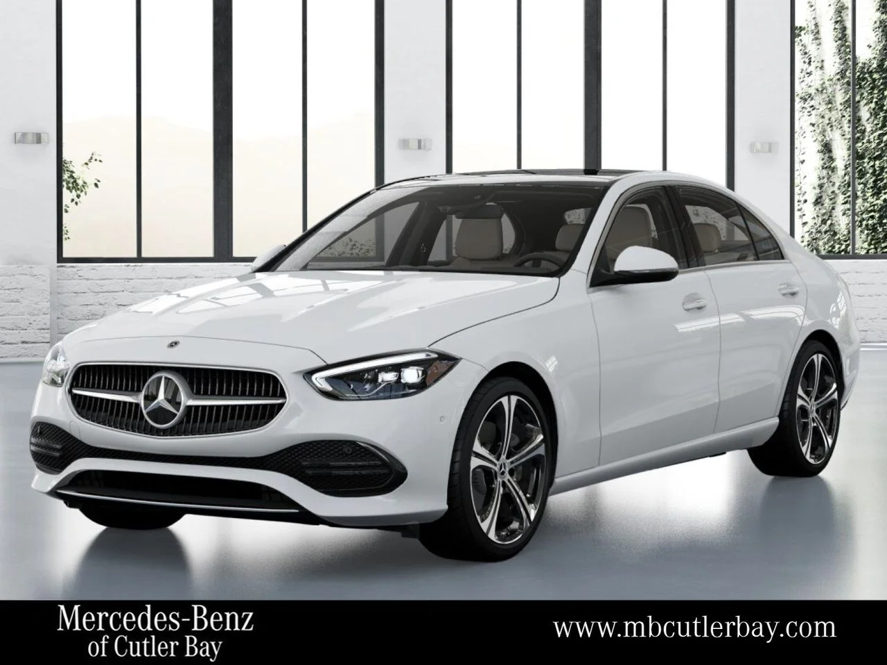 New 2026 Polar White Mercedes-Benz C 300 image 1