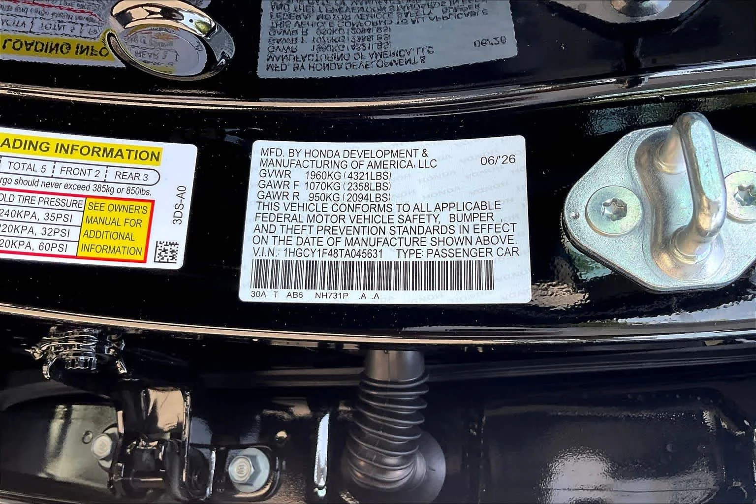 New 2026 Crystal Black Pearl Honda SE image 19