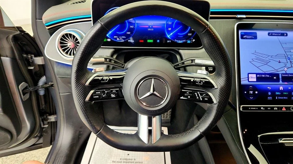 Used 2023 MANUFAKTUR Selenite Gray Magno Mercedes-Benz EQS 450+ Sedan w/ AMG® Line & Exclusive Trim Pkgs image 13