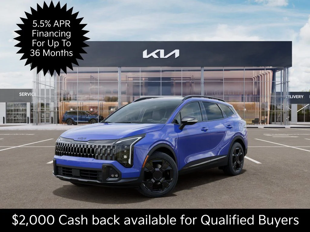 New 2026 Nebular Blue Kia X-Line image 1