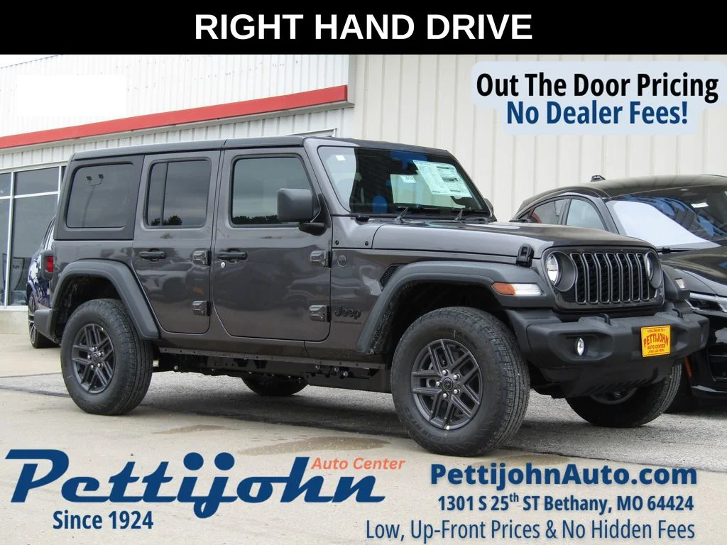 New 2026 Granite Crystal Metallic Clearcoat Jeep Sport RHD image 1
