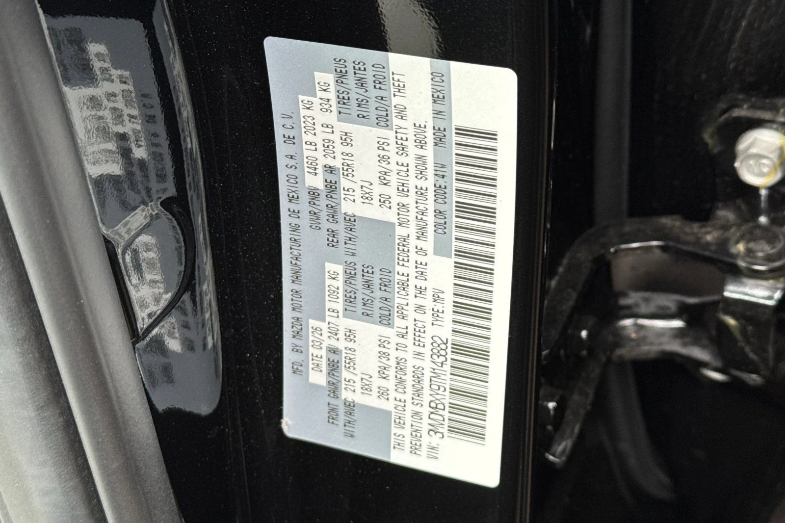 New 2026 Jet Black Mica Mazda 2.5 Turbo Aire Edition AWD image 36