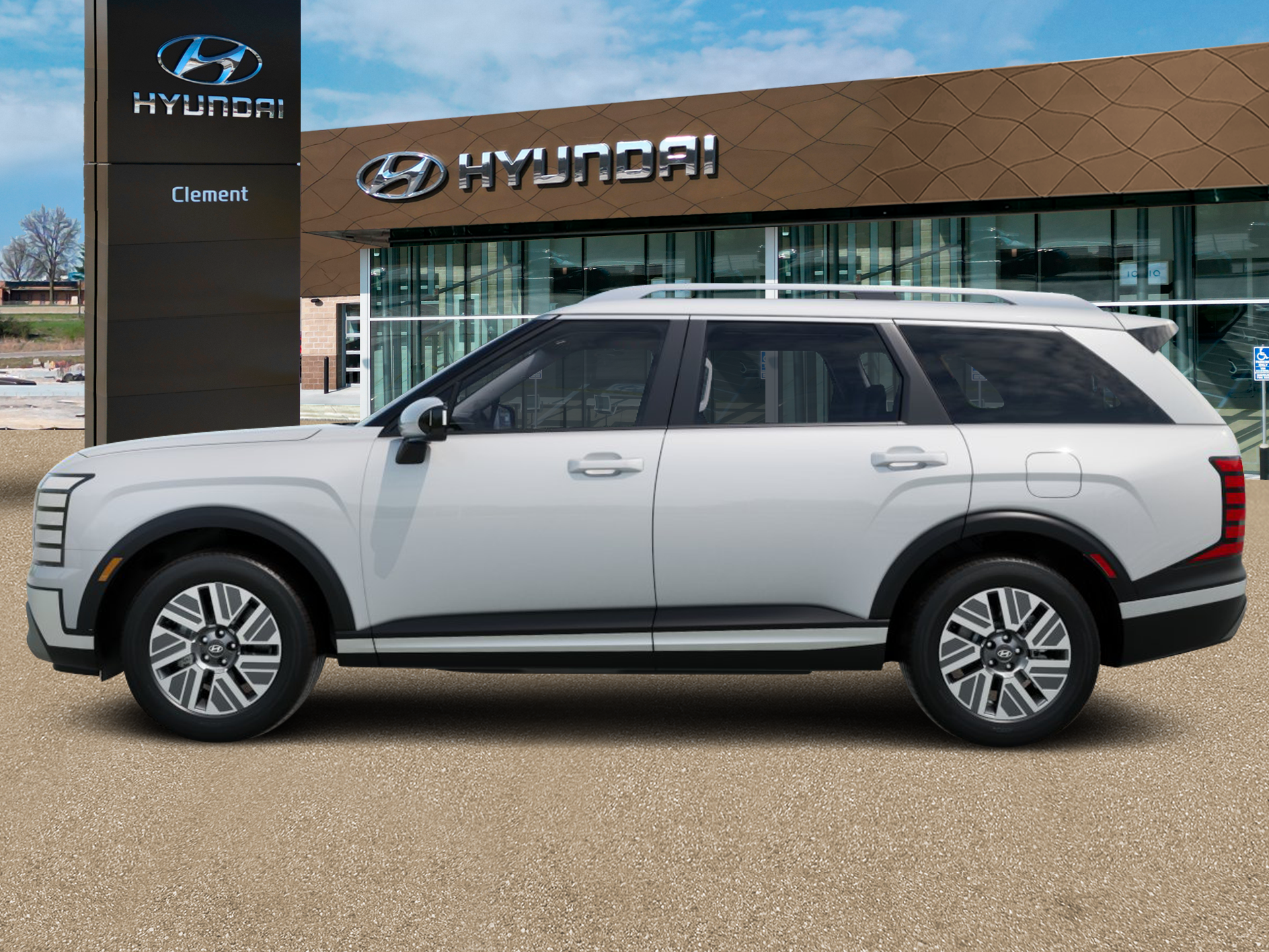 New 2026 White Hyundai SEL 8P image 3