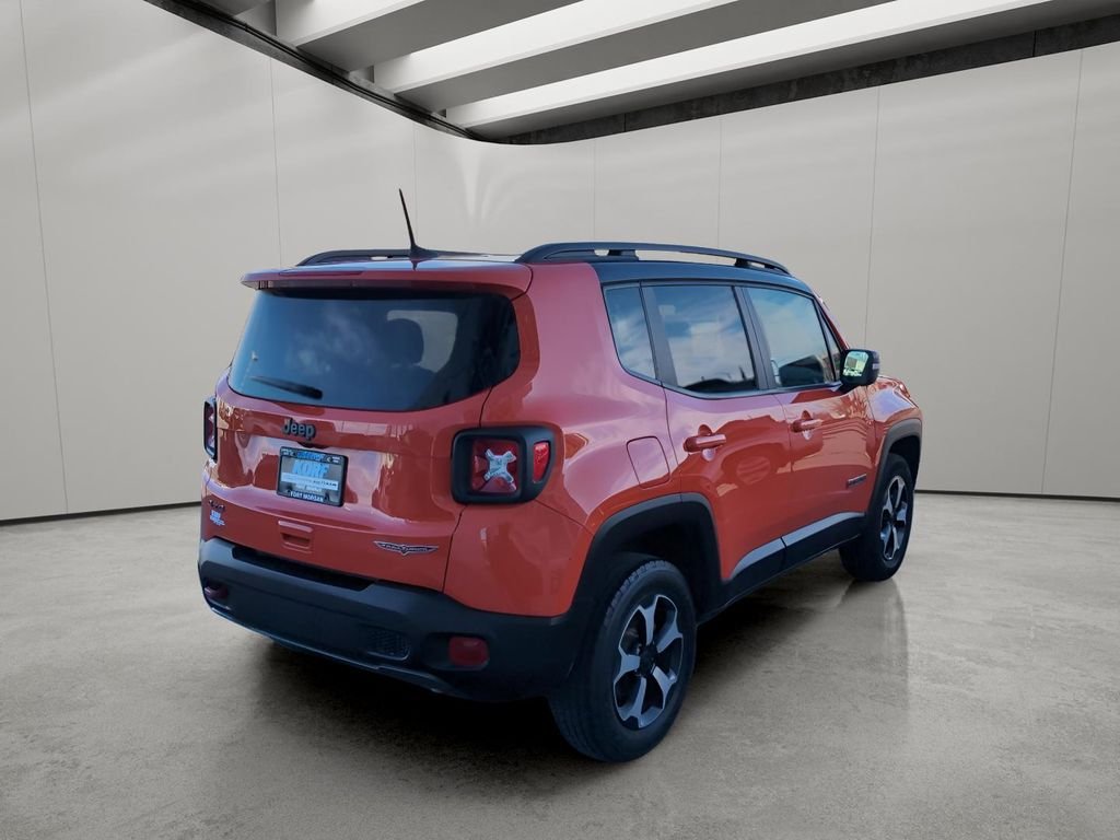 Used 2021 Omaha Orange Clearcoat Jeep Trailhawk image 5