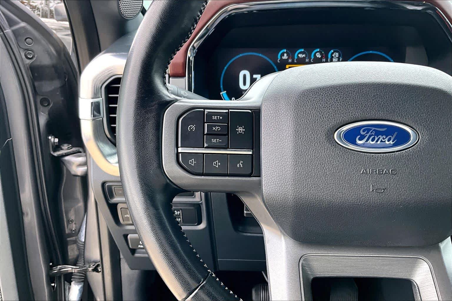 Used 2021 Carbonized Gray Metallic Ford LARIAT image 24