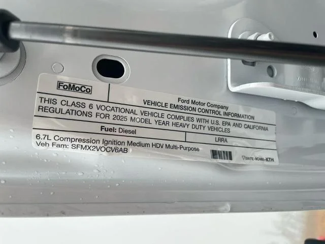 New 2025 Oxford White Ford F-550® XL image 56