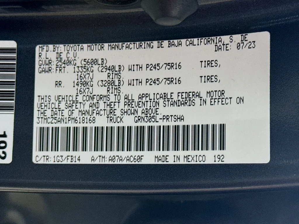 Certified Used 2023 Magnetic Gray Metallic Toyota SR image 29