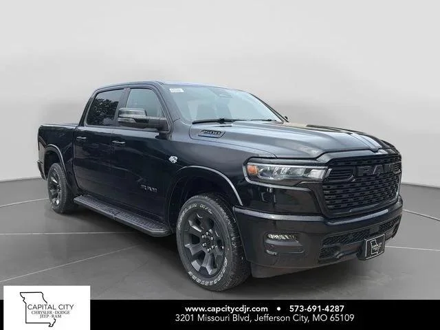 New 2026 Diamond Black Crystal Pearl-Coat Exterior Paint RAM BIG HORN image 1