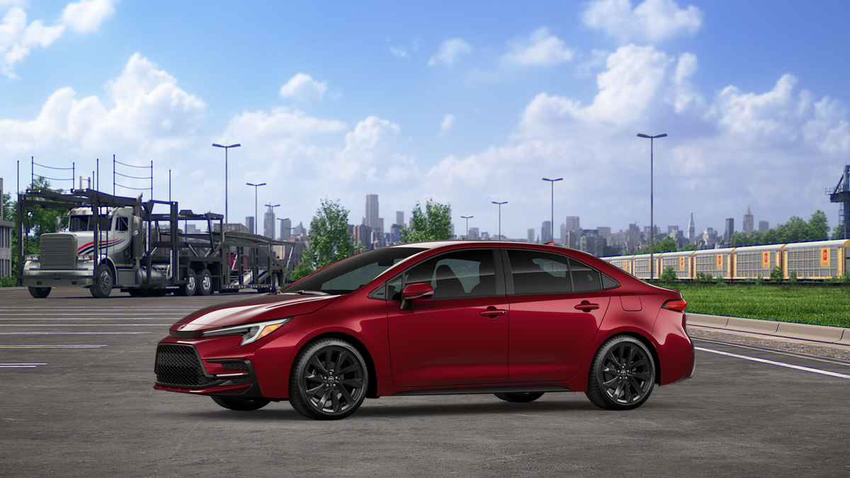 New 2026 Ruby Flare Pearl Toyota SE image 3