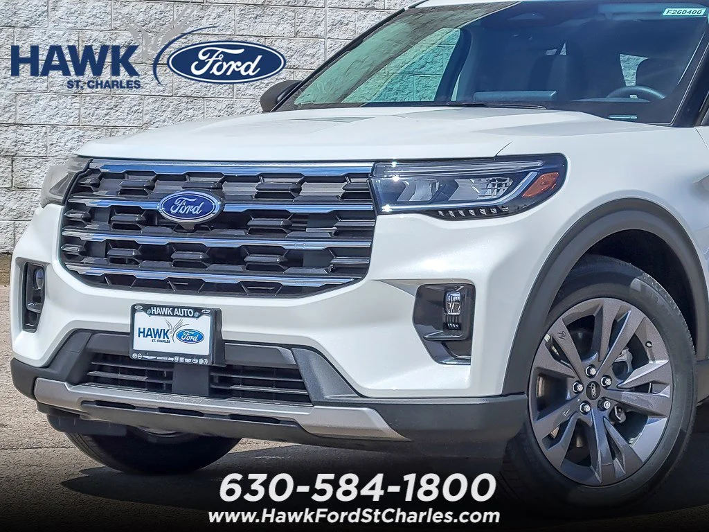 New 2026 Star White Metallic Tri-Coat Ford Active image 1