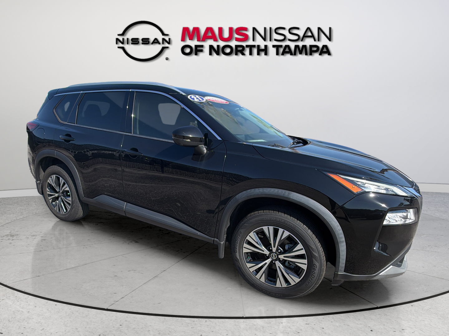 Used 2021 Black Nissan SV image 2