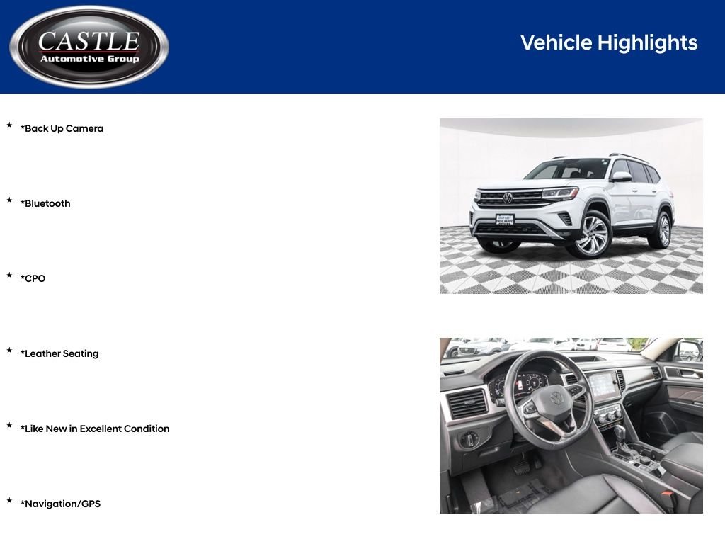 Used 2023 White Volkswagen 3.6L V6 SE w/Technology image 4