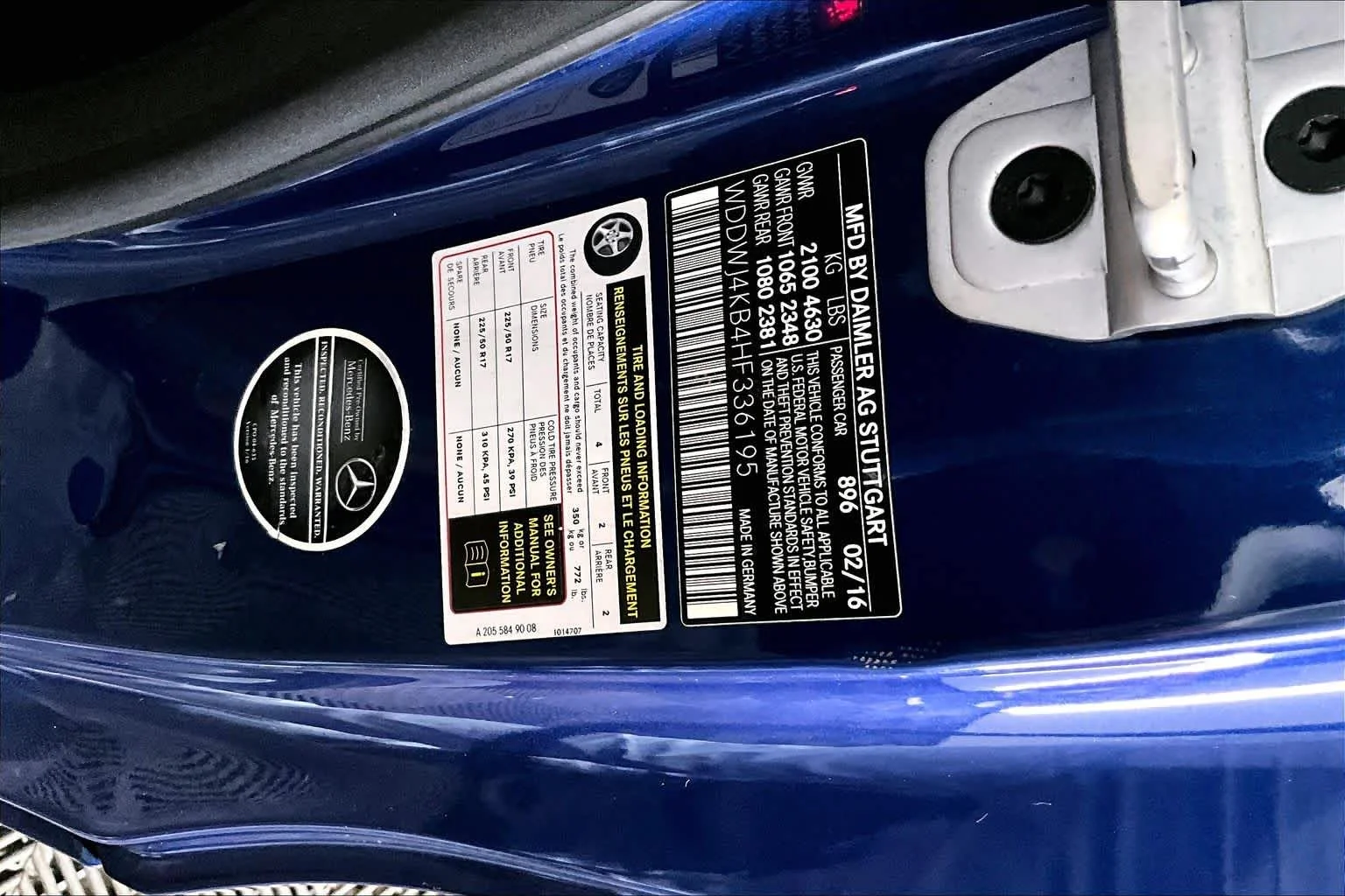 Used 2017 Brilliant Blue Metallic Mercedes-Benz C 300 image 31