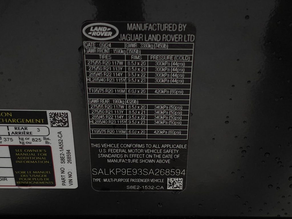 Certified Used 2025 Gray Land Rover SE image 44