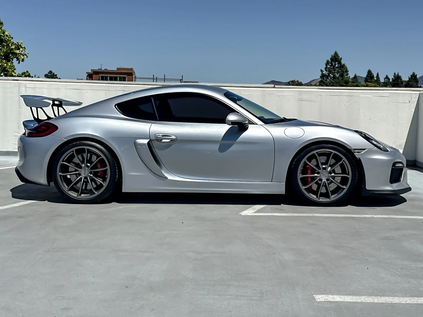 Used 2016 RHODIUM SILVER Porsche GT4 image 8
