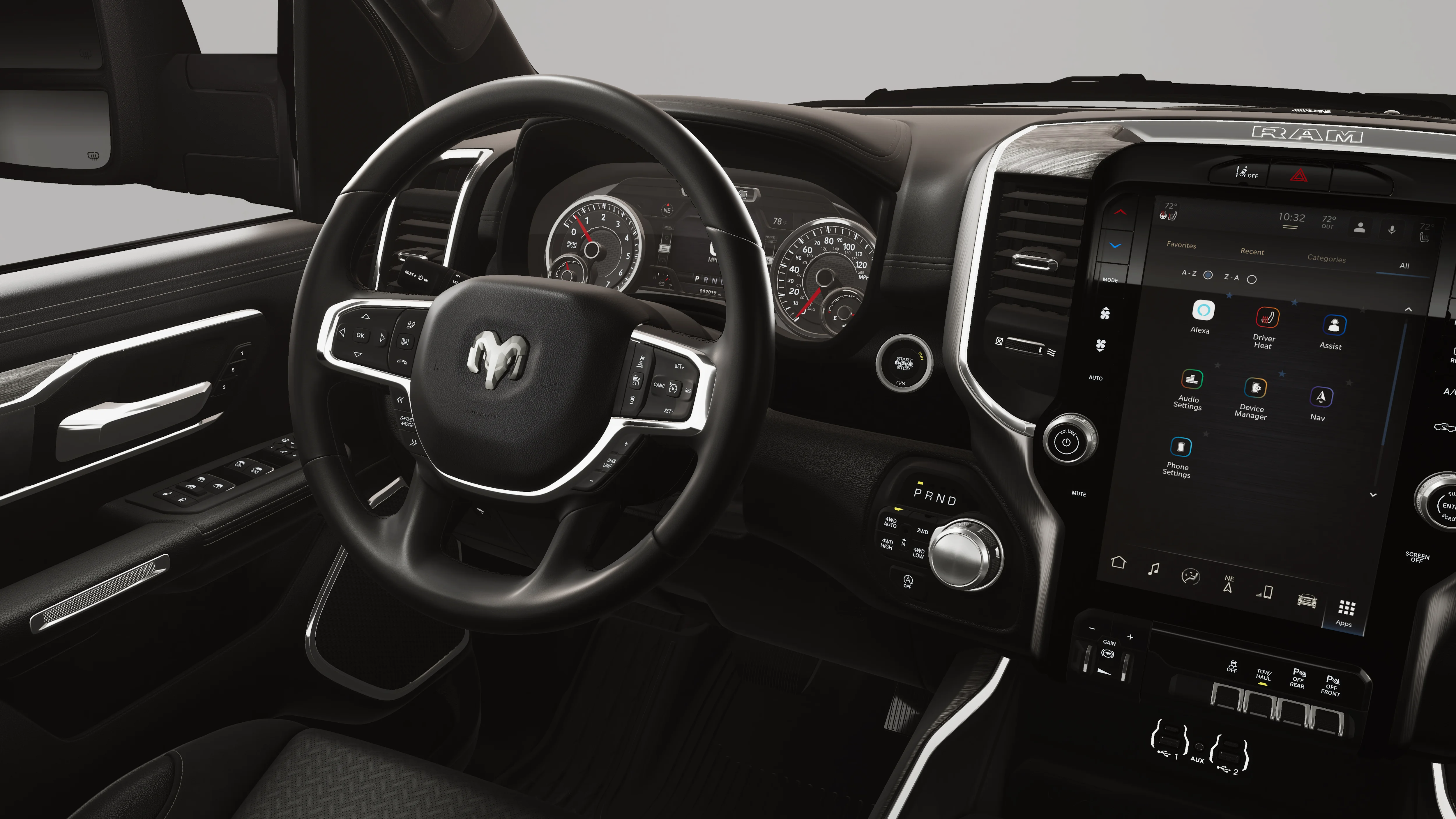 New 2026 Bright White Clear-Coat Exterior Paint RAM LARAMIE image 21