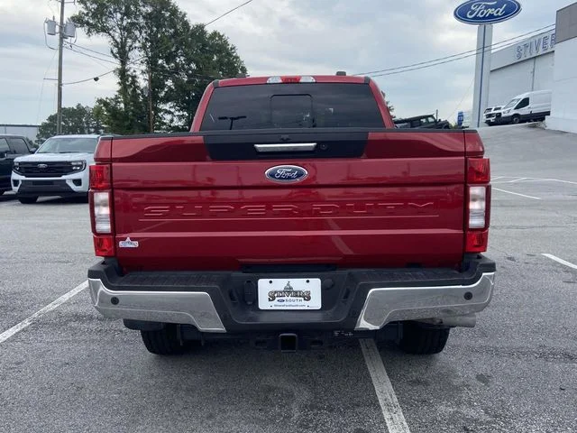Certified Used 2021 Red Metallic Ford Lariat image 4