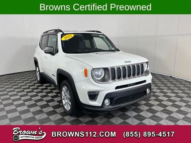 Used 2021 White Jeep Limited image 1