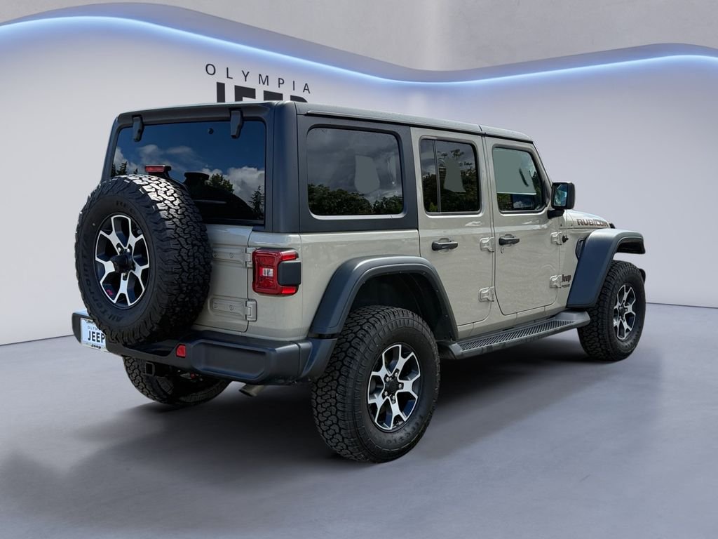 Used 2022 Beige Jeep Unlimited Rubicon image 6