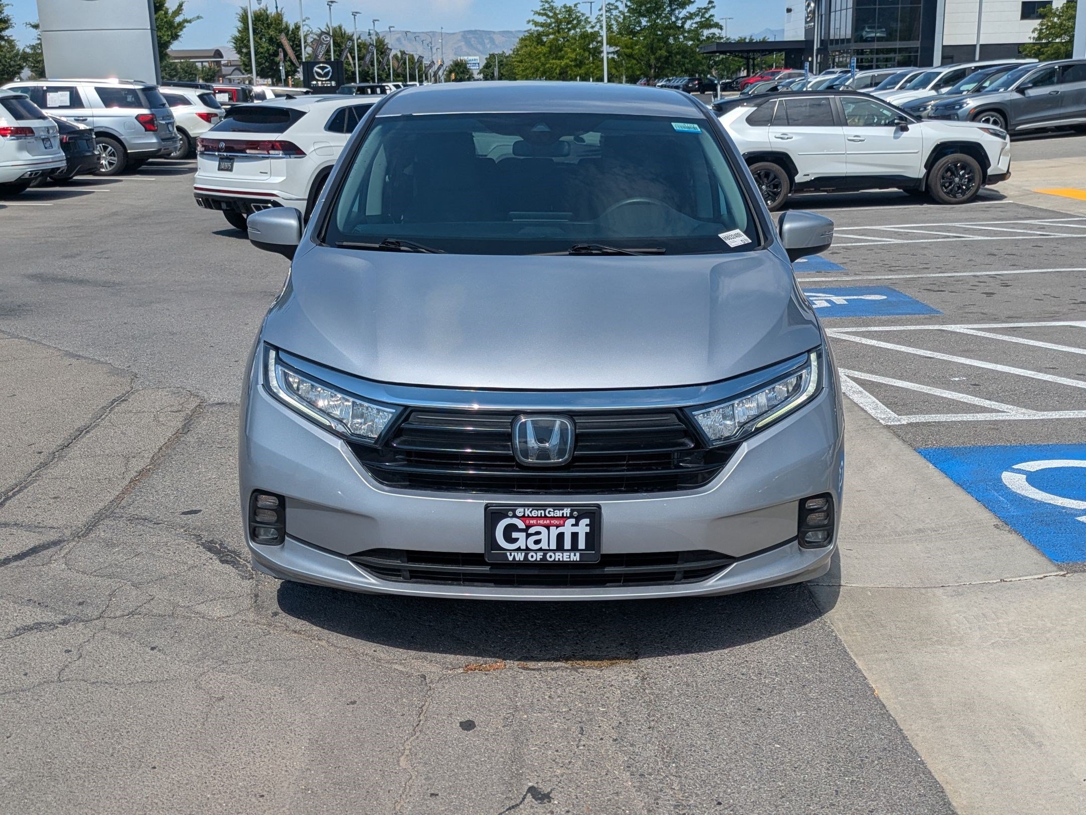 Used 2021 Lunar Silver Metallic Honda EX image 8