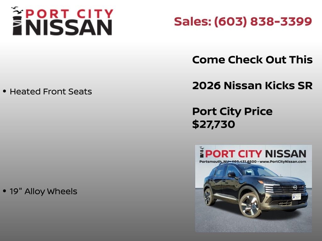 New 2026 Super Black Nissan SR image 13