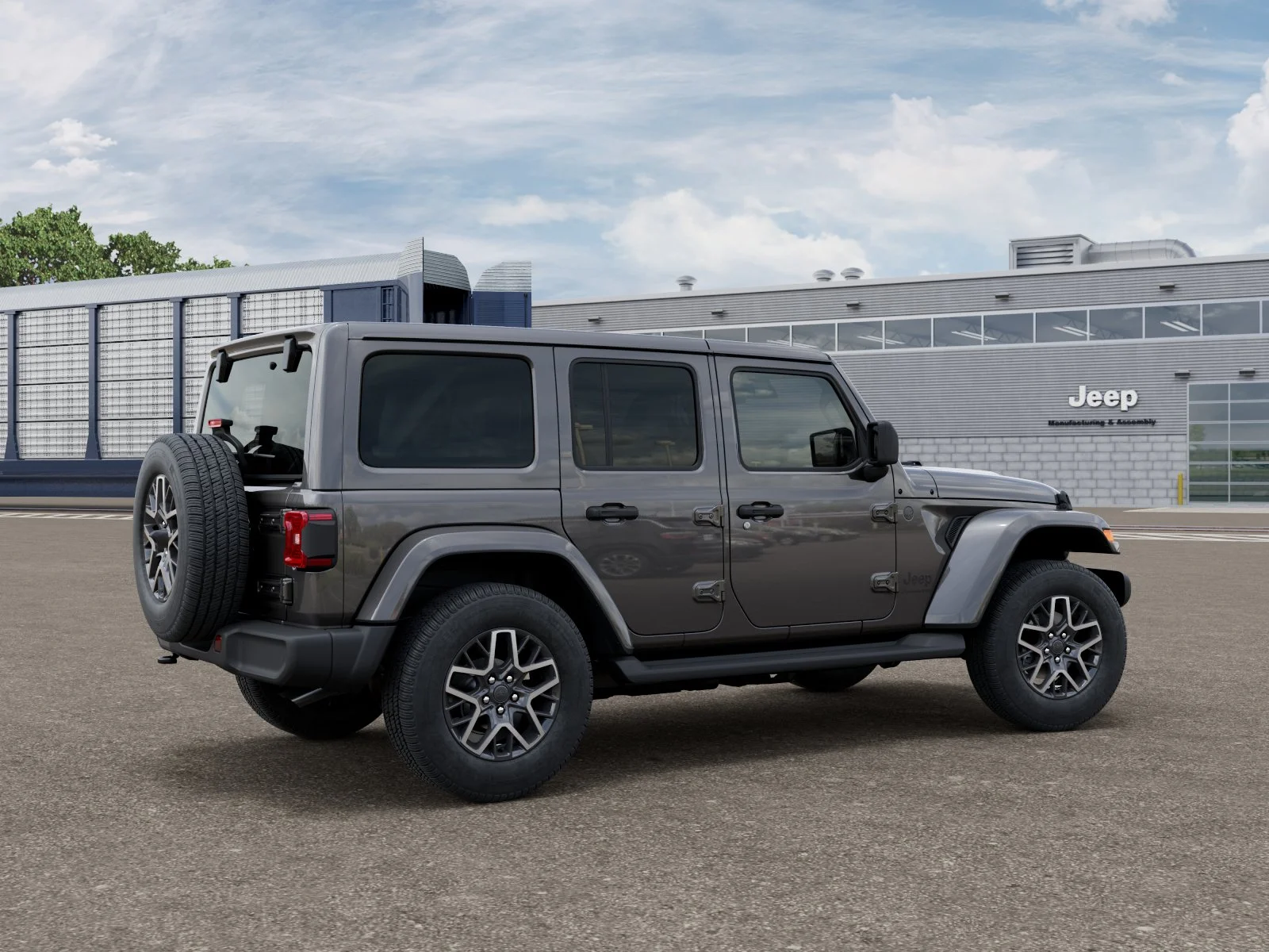 New 2026 Granite Crystal Metallic Clear-Coat Exterior Paint Jeep Sahara image 2