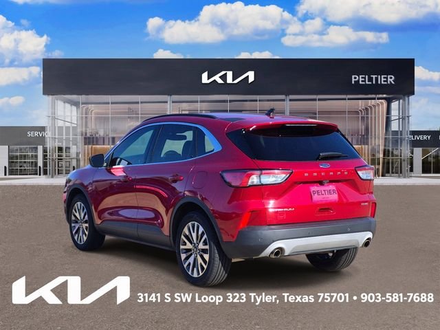 Used 2021 Red Ford Titanium image 4