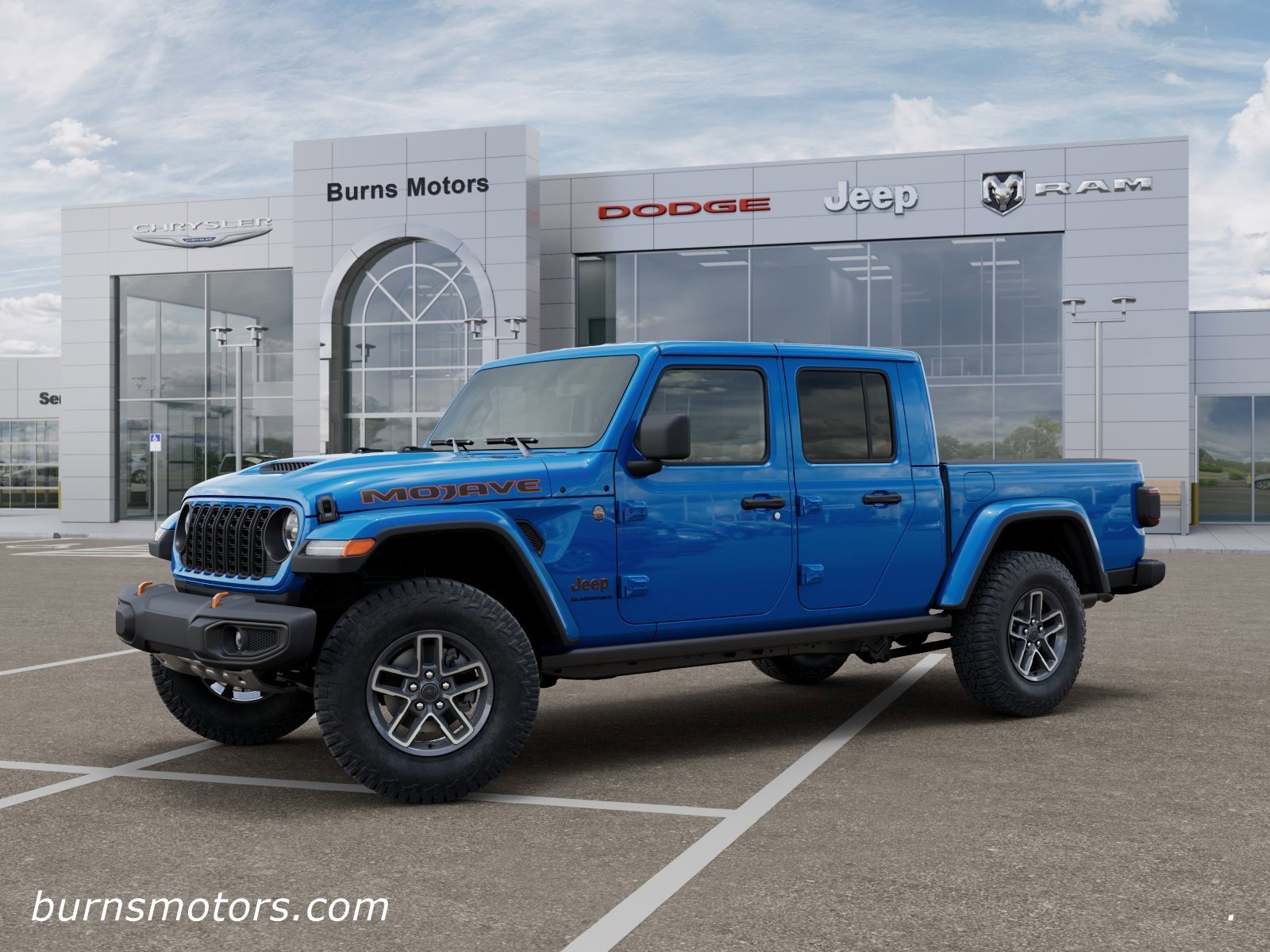 New 2026 Hydro Blue Pearl-Coat Exterior Paint Jeep Mojave image 2