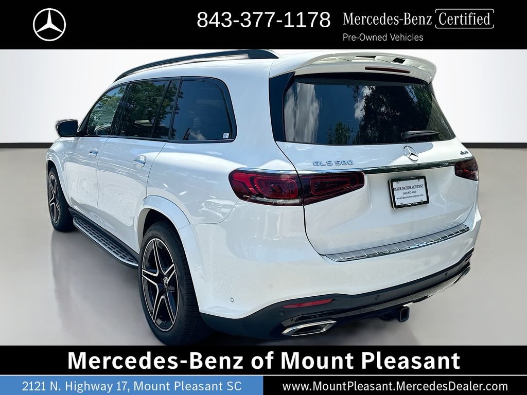 Certified Used 2023 White Mercedes-Benz GLS 580 image 7