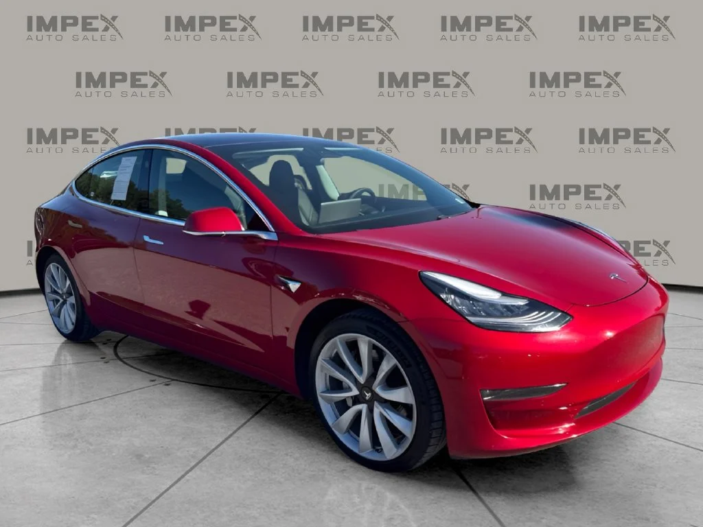 Used 2020 Red Tesla Performance image 7