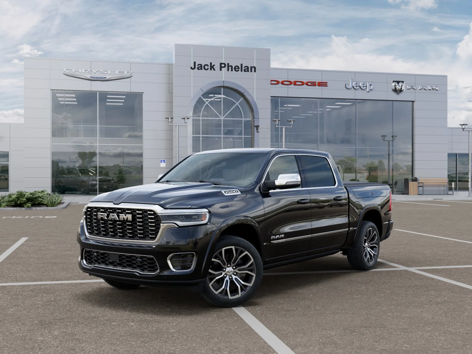 New 2026 Diamond Black Crystal Pearl-Coat Exterior Paint RAM Tungsten image 27