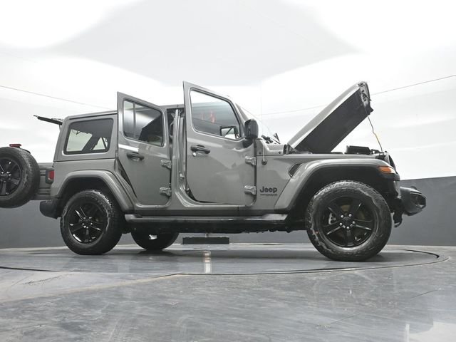 Used 2021 Gray Jeep Unlimited Sahara Altitude image 31