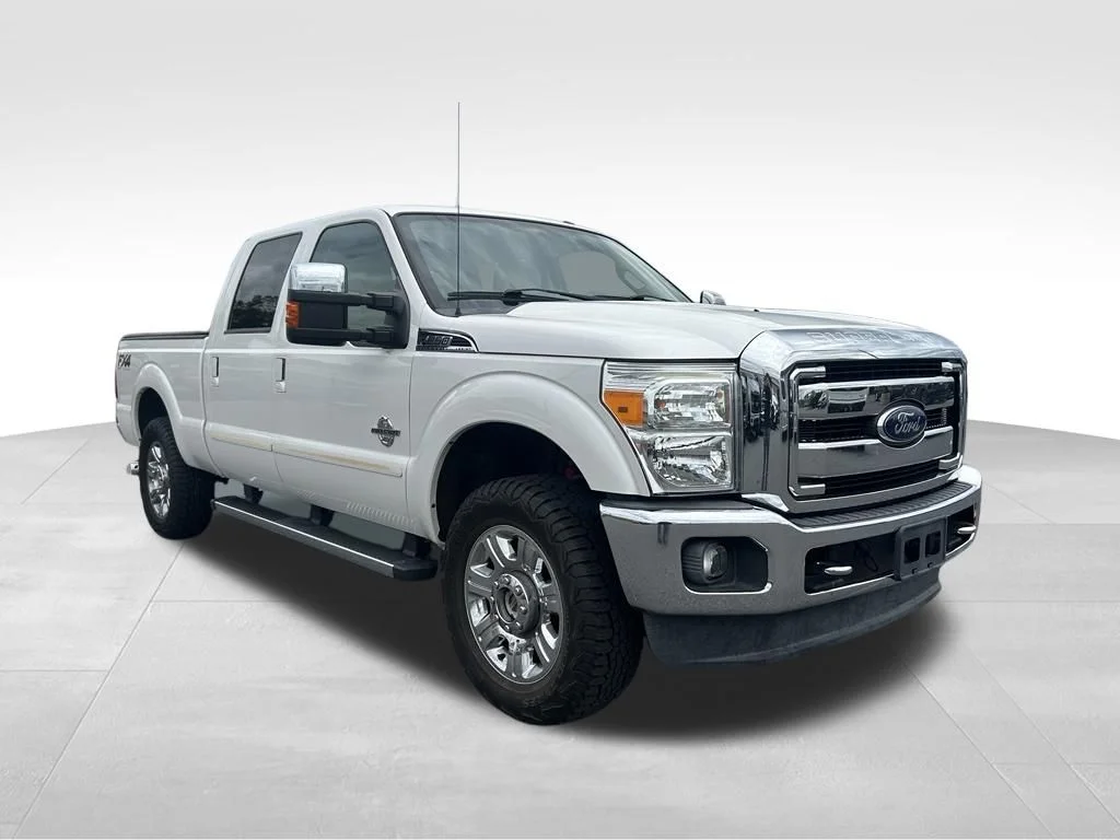 Used 2016 White Platinum Clearcoat Metallic Ford Lariat image 7