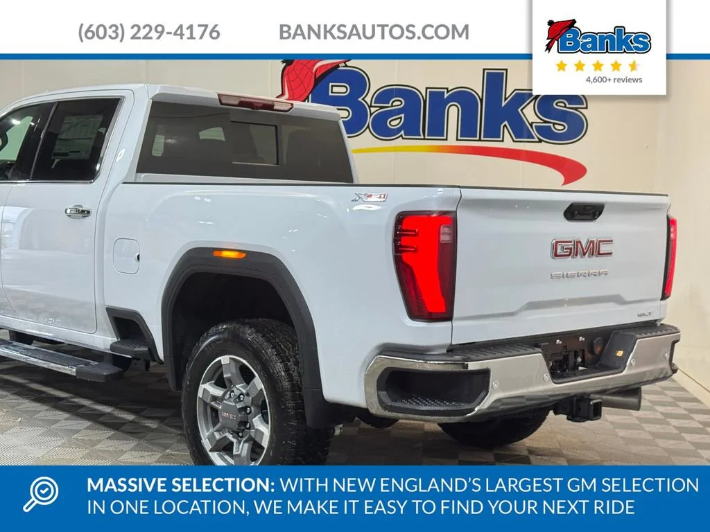 New 2026 Glacier White Tricoat GMC SLT image 7