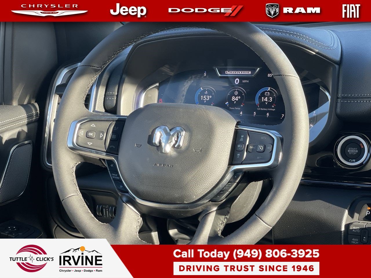 New 2026 Forged Blue Metallic Exterior Paint RAM Laramie image 15
