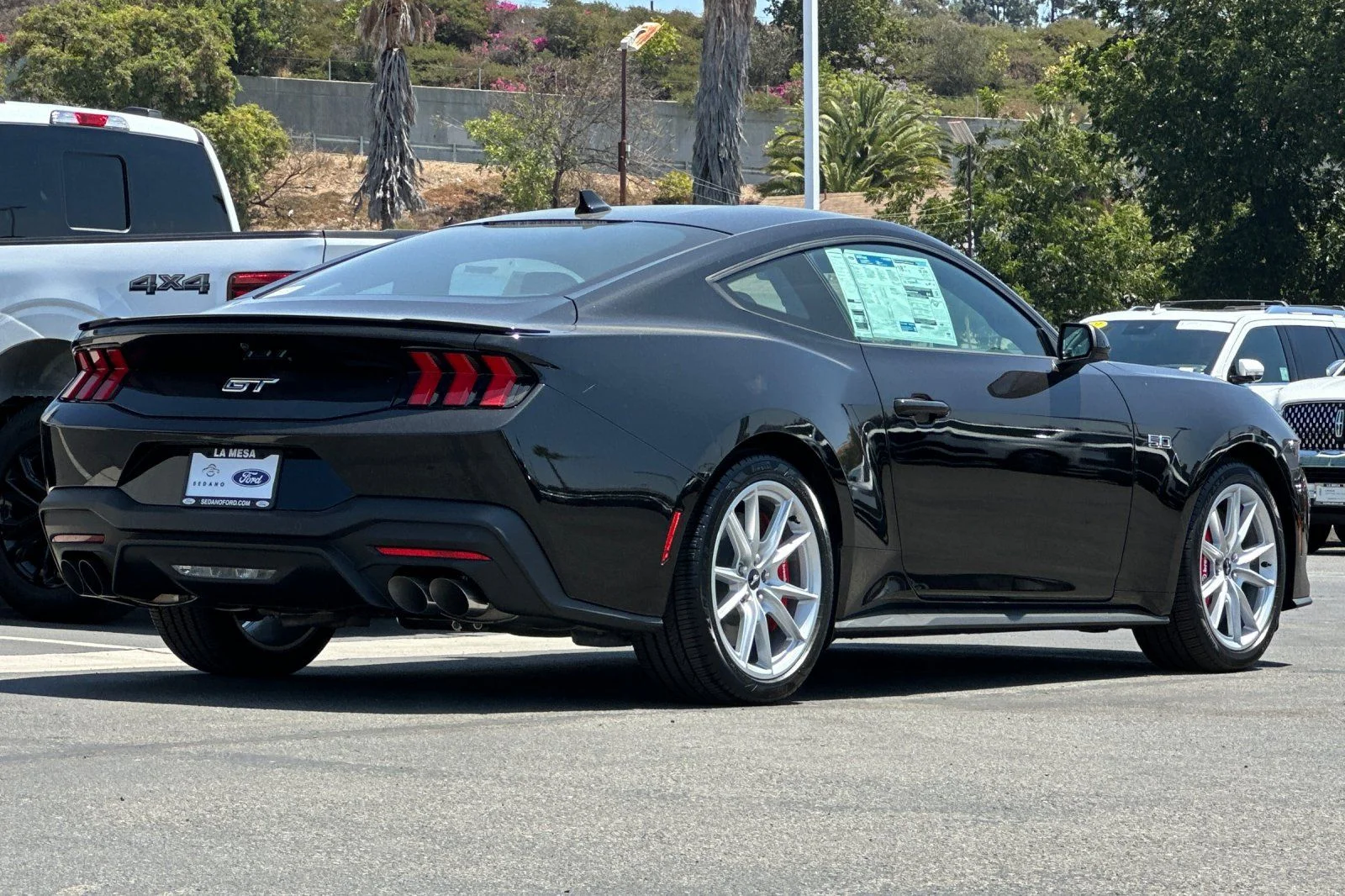 New 2026 Shadow Black Ford GT Premium Fastback image 3