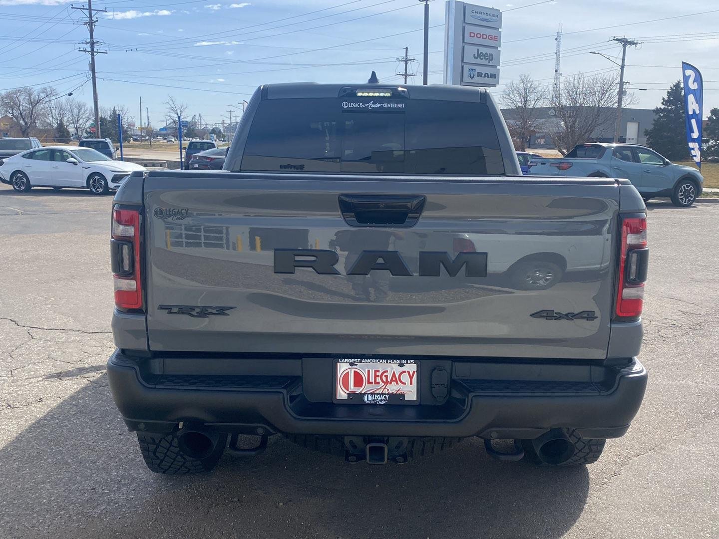 Used 2023 Diamond Black Crystal Pearlcoat Ram TRX image 4