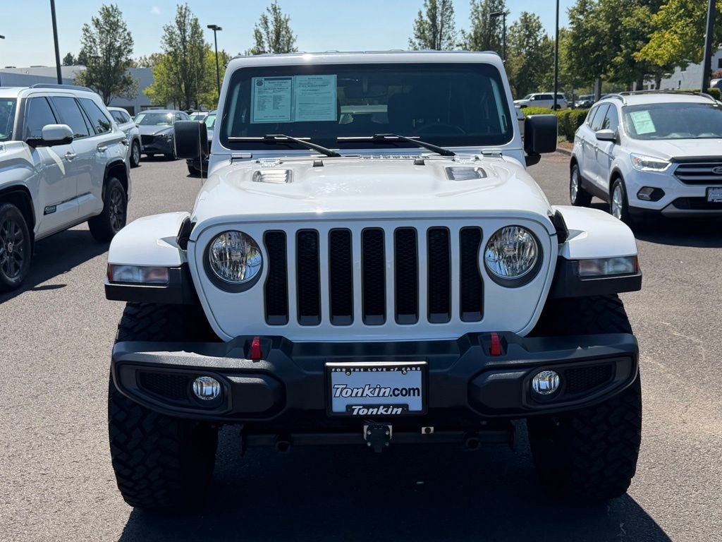 Used 2023 Bright White Clearcoat Jeep Rubicon image 3