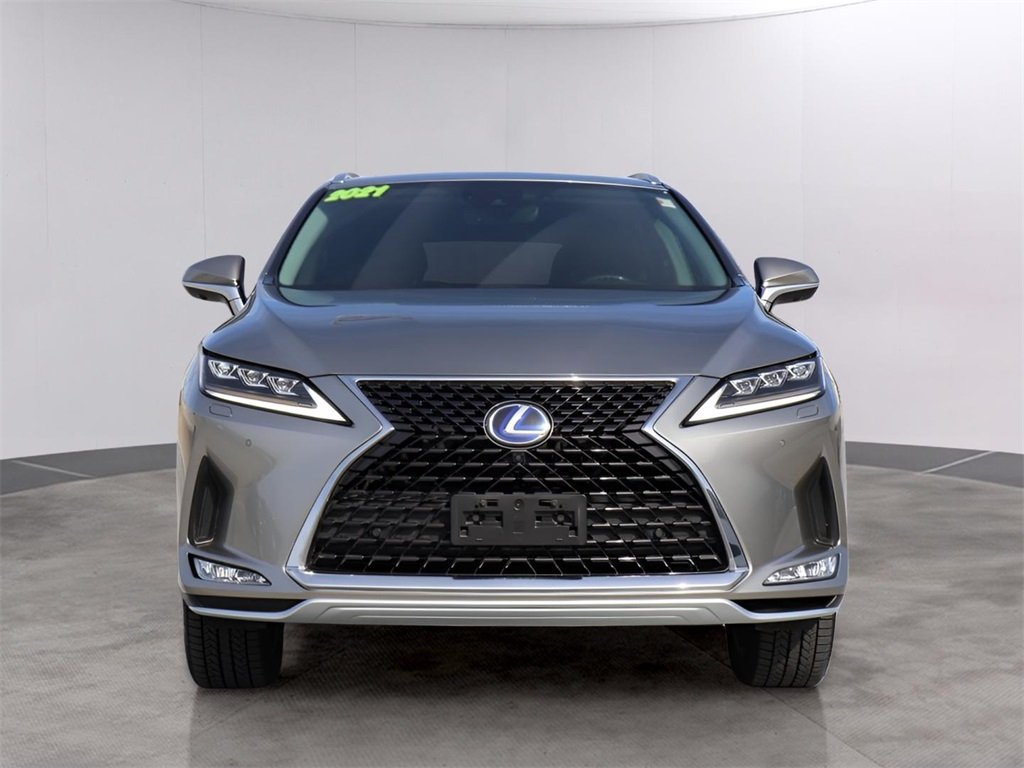 Used 2021 Lexus RX Hybrid 450h with VIN JTJJGKFA2M2018843 for sale in Kansas City