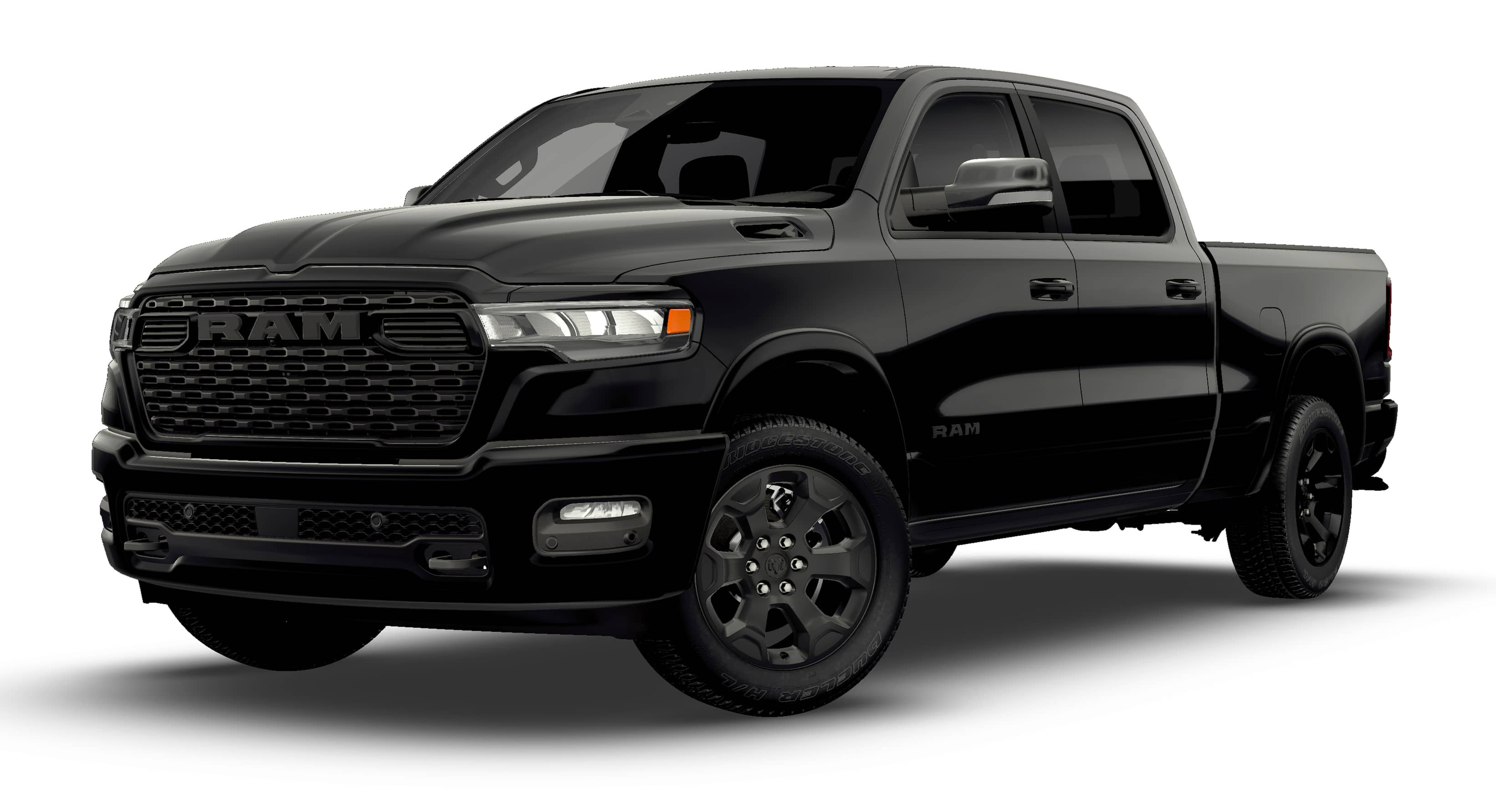 New 2026 Diamond Black Crystal Pearl-Coat Exterior Paint RAM BIG HORN image 1