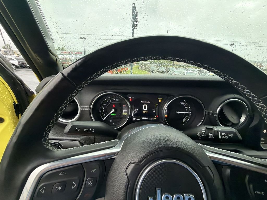 Used 2023 Yellow Jeep Sahara 4xe image 15