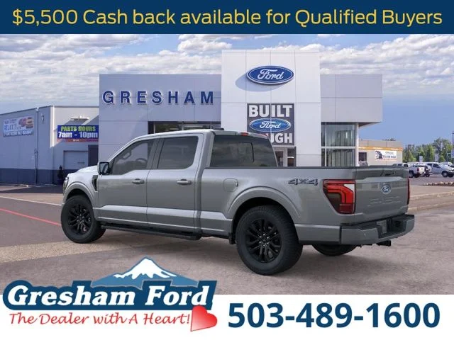 New 2026 Carbonized Gray Metallic Ford Lariat image 4