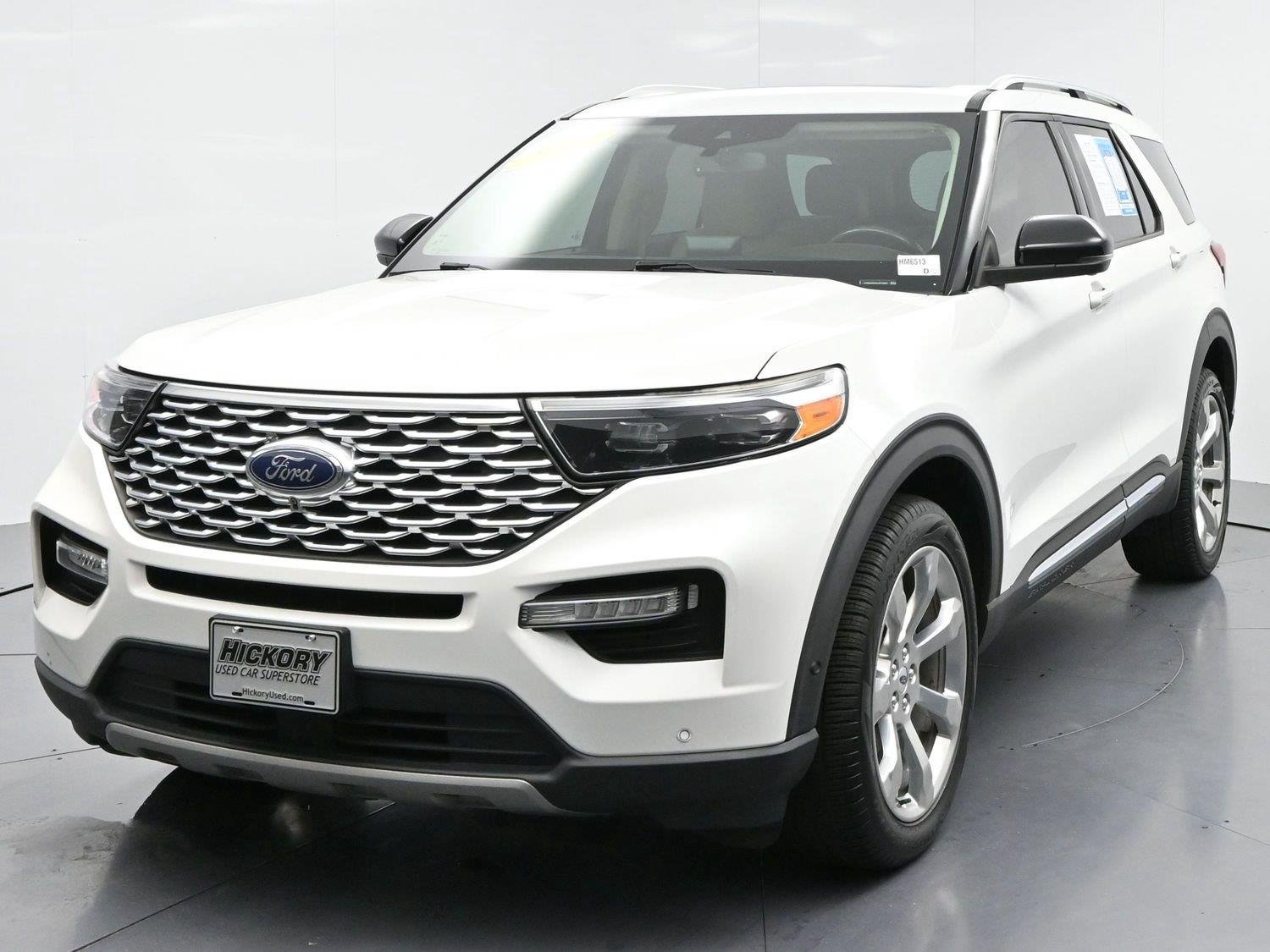 Used 2020 Star White Metallic Tri-Coat Ford Platinum image 3