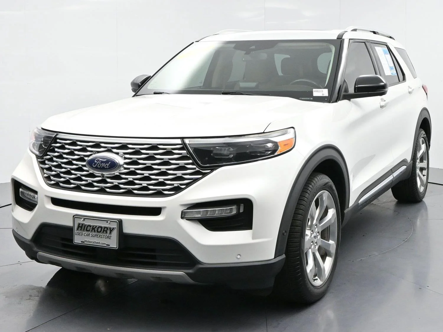 Used 2020 Star White Metallic Tri-Coat Ford Platinum image 3