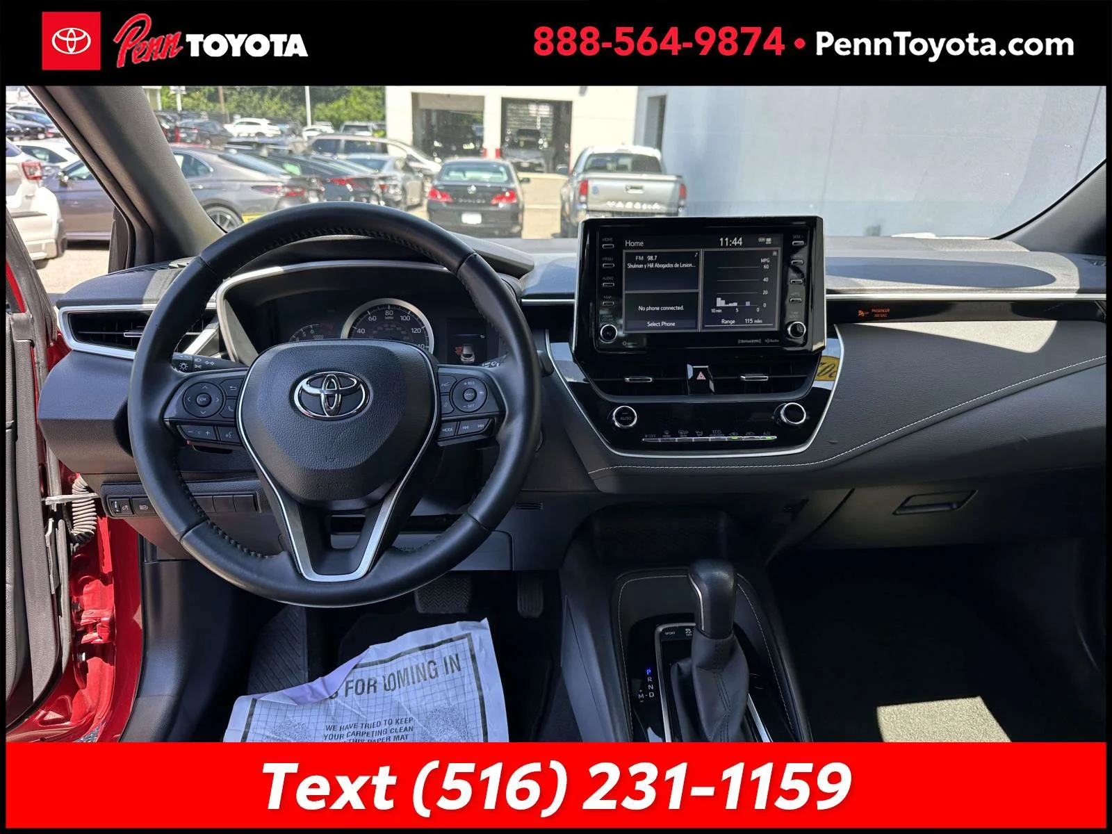 Used 2022 FINISH LINE RED Toyota SE image 21