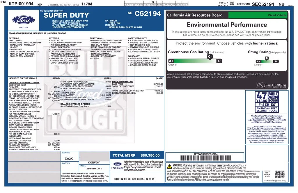 Used 2025 Red Ford XLT image 4