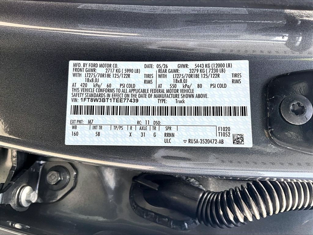 New 2026 Carbonized Gray Metallic Ford Lariat image 14