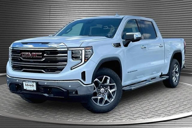 New 2026 Glacier White Tricoat GMC SLT image 1